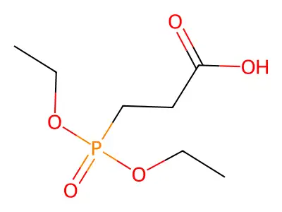 3-(Diethylphosphono)propanoic acid structure