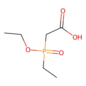 2-(Ethoxyethylphosphinyl)acetic acid structure