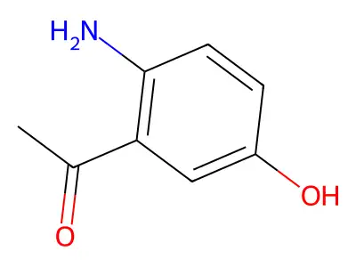 2-Amino-5-hydroxyacetophenone structure