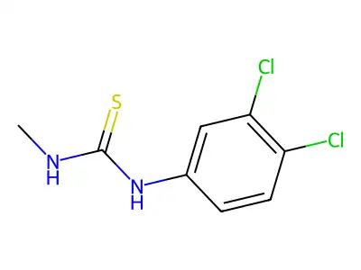 1-(3,4-Dichlorophenyl)-3-methylthiourea structure