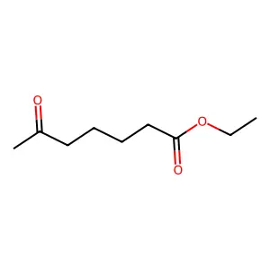 Ethyl 6-oxoheptanoate structure