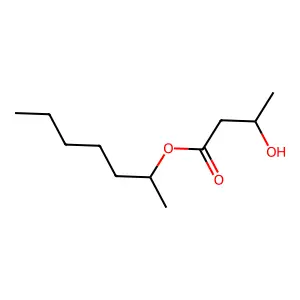 3-羟基丁酸2-庚酯 structure