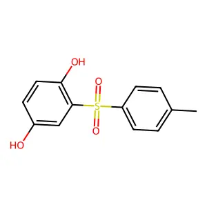2-Tosylbenzene-1,4-diol structure