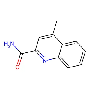 2-Quinolinecarboxamide, 4-methyl- structure