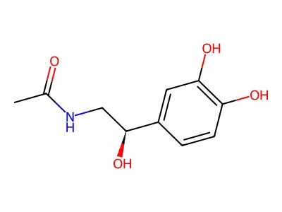 N-Acetylnorepinephrine structure