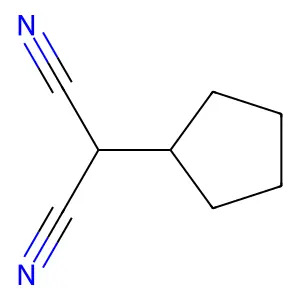 Cyclopentylmalononitrile structure