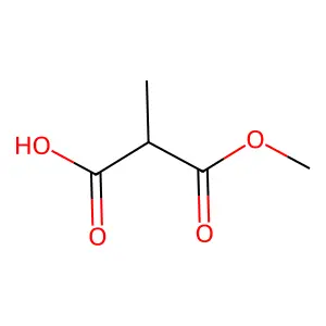 3-Methoxy-2-methyl-3-oxopropanoic acid structure