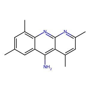 2,4,7,9-Tetramethylbenzo[b][1,8]naphthyridin-5-amine structure
