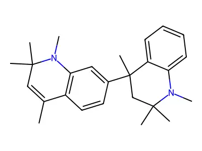 1,1',2,2,2',2',4,4'-Octamethyl-1,1',2,2',3,4-hexahydro-4,7'-biquinoline structure