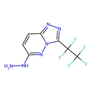 6-Hydrazinyl-3-(pentafluoroethyl)[1,2,4]triazolo[4,3-b]pyridazine structure