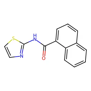 N-(1,3-噻唑-2-基)-1-萘甲酰胺 structure