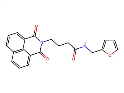 4-(1,3-dioxo-1H-benzo[de]isoquinolin-2(3H)-yl)-N-(furan-2-ylmethyl)butanamide structure