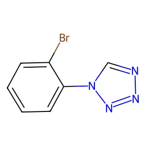 1-(2-bromophenyl)-1H-1,2,3,4-tetrazole structure