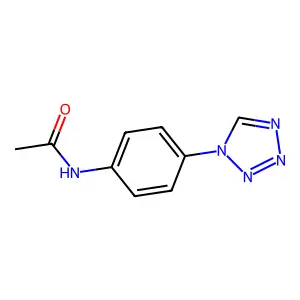 N-[4-(1H-tetrazol-1-yl)phenyl]acetamide structure