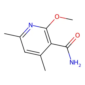 2-Methoxy-4,6-dimethylnicotinamide structure