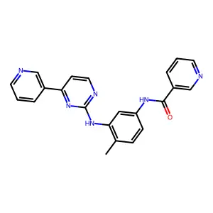 N-[4-甲基-3-[(4-(吡啶-3-基)嘧啶-2-基)氨基]苯基]烟酰胺 structure