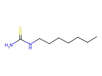 1-Heptyl-2-thiourea structure