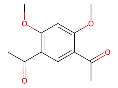 1,1'-(4,6-Dimethoxy-1,3-phenylene)di(ethan-1-one) structure
