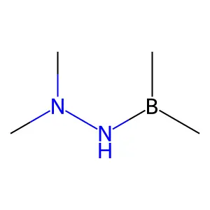 Hydrazine, N,N-dimethyl-N'-dimethylboryl- structure