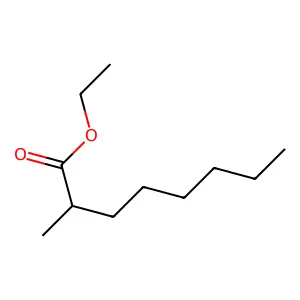 Ethyl 2-methyloctanoate structure