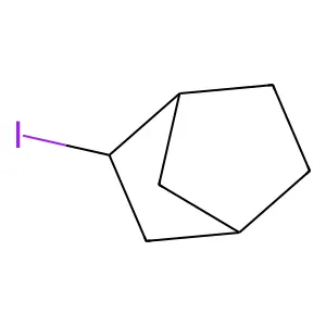 (1R,2R,4S)-2-iodobicyclo[2.2.1]heptane structure