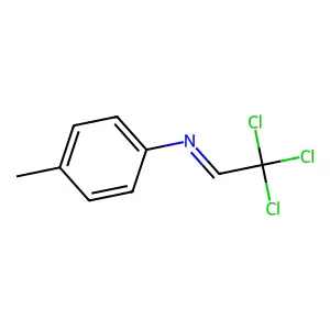 Benzenamine, 4-methyl-N-(2,2,2-trichloroethylidene)- structure