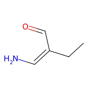 (2E)-2-(aminomethylidene)butanal structure