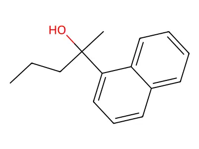 2-(Naphthalen-1-yl)pentan-2-ol structure