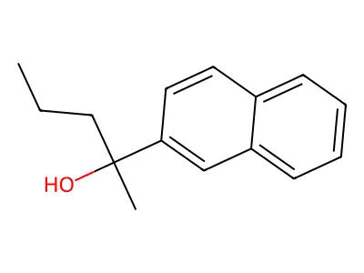2-(Naphthalen-2-yl)pentan-2-ol structure