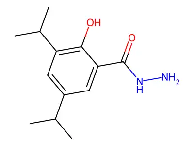 2-Hydroxy-3,5-diisopropylbenzohydrazide structure