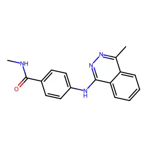 N-methyl-4-[(4-methylphthalazin-1-yl)amino]benzamide structure