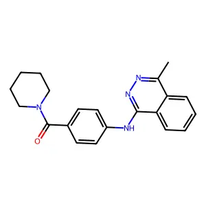 [4-[(4-Methylphthalazin-1-yl)amino]phenyl]-piperidin-1-ylmethanone structure