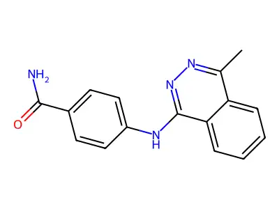 4-[(4-Methylphthalazin-1-yl)amino]benzamide structure