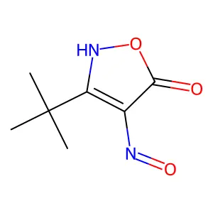 3-(tert-Butyl)-4-(hydroxyimino)isoxazol-5(4H)-one structure