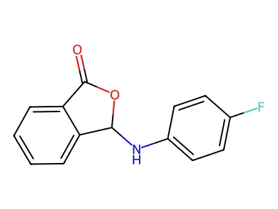 3-(4-Fluoro-phenylamino)-3H-isobenzofuran-1-one structure
