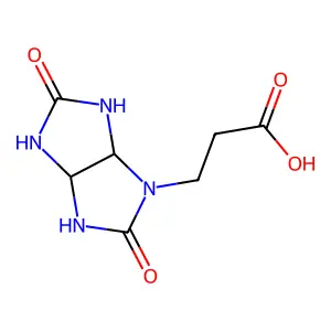 3-(2,5-Dioxohexahydroimidazo[4,5-d]imidazol-1(2H)-yl)propanoic acid structure