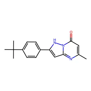 2-(4-tert-Butyl-phenyl)-5-methyl-4H-pyrazolo[1,5-a]pyrimidin-7-one structure