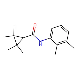 N-(2,3-dimethylphenyl)-2,2,3,3-tetramethylcyclopropane-1-carboxamide structure