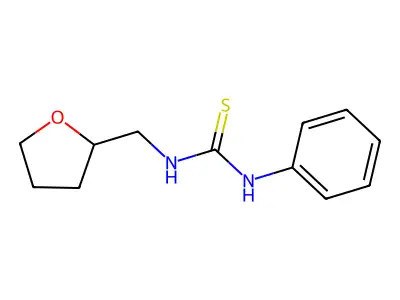 1-Phenyl-3-((tetrahydrofuran-2-yl)methyl)thiourea structure