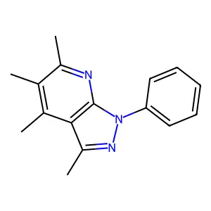 3,4,5,6-Tetramethyl-1-phenyl-1H-pyrazolo[3,4-b]pyridine structure