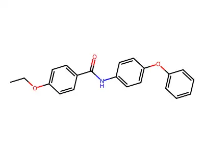4-ethoxy-N-(4-phenoxyphenyl)benzamide structure