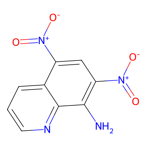 8-Amino-5,7-dinitroquinoline structure