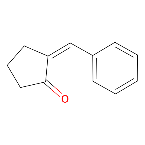 (Z)-2-Benzylidenecyclopentanone structure