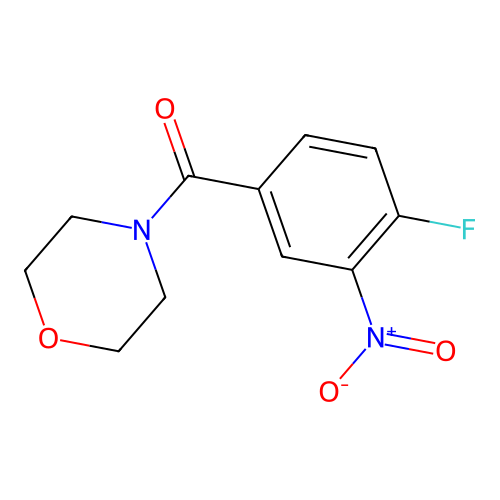 4-(4-Fluoro-3-nitrobenzoyl)morpholine structure