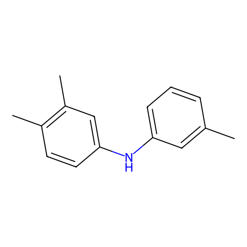 3,4-Dimethyl-N-(m-tolyl)aniline structure