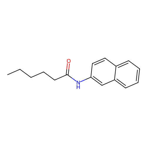 N-(2-Naphthyl)hexanamide structure