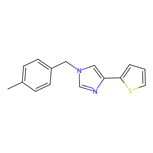 4-(2-Thienyl)-1-(4-Methylbenzyl)-1h-Imidazole structure