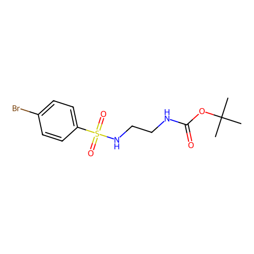 t-Butyl 2-(4-bromophenylsulfonamido)ethylcarbamate structure