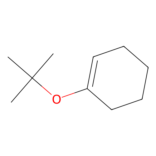 Ether, tert-butyl 1-cyclohexen-1-yl structure