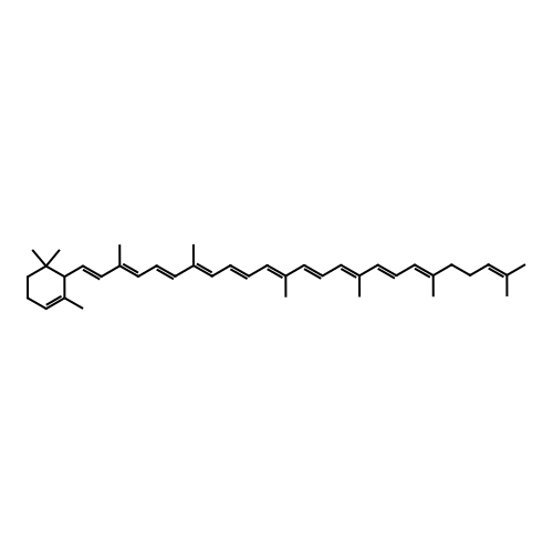 Delta-Carotene structure